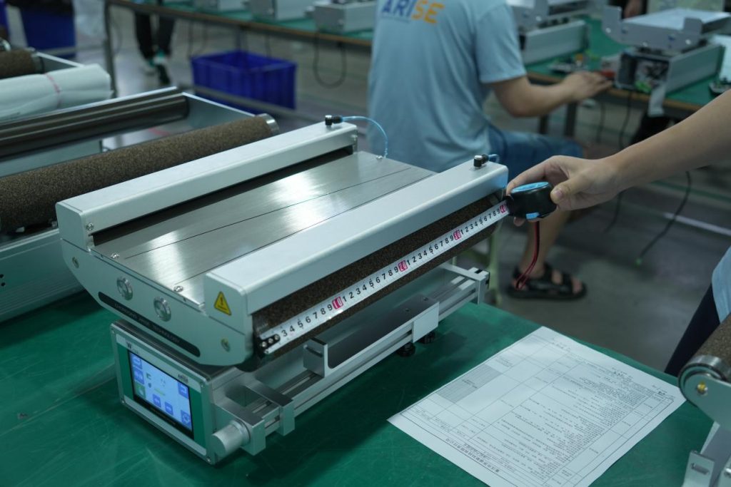 Customized Roller Length in Arise W500 splice table Web Guide System-1