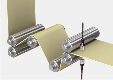 Measurement of Opaque Targets Between Rolls